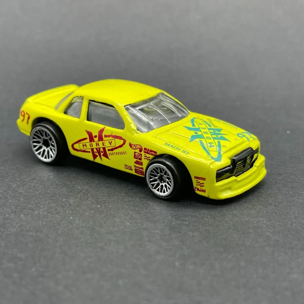 Hot Wheels #97 Morey Buick Stocker Yellow Race‎ Car Diecast 1/64 Scale Loose